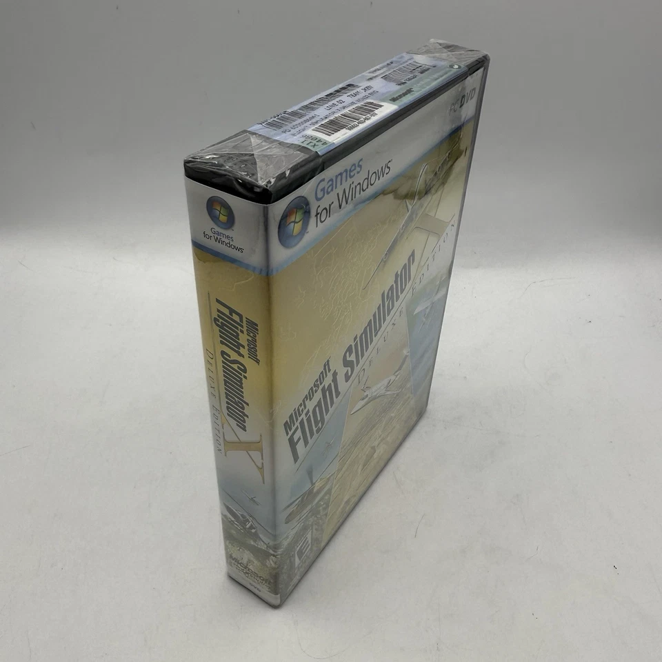 Microsoft Flight Simulator X Deluxe Edition (Windows PC DVD 2006) SEALED NEW - Image 3 of 4