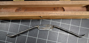 NORTH BAY BLACKSMITH - CUSTOM MADE SPOKE SHAVE IN CUSTOM WOOD BOX