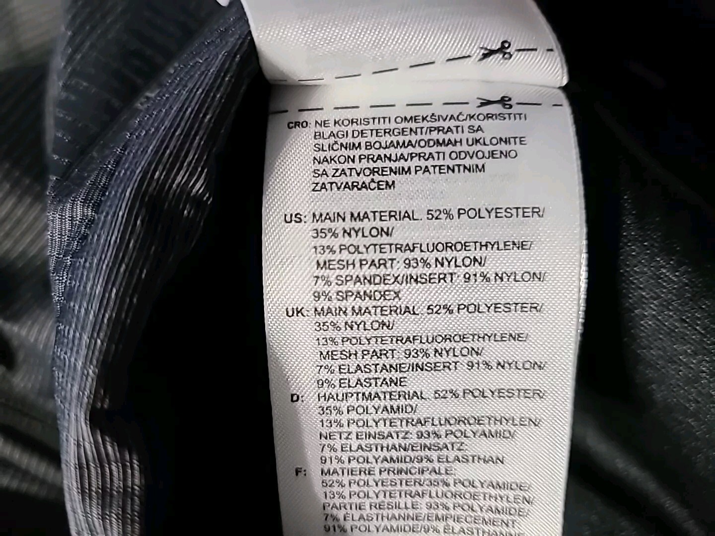 ADIDAS Terrex Wind Stopper Active Shell Black Zip… - image 12