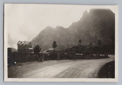 Passo di Falzarego Falzarego South Tyrol Italy 1930 - Highway Building - Photo