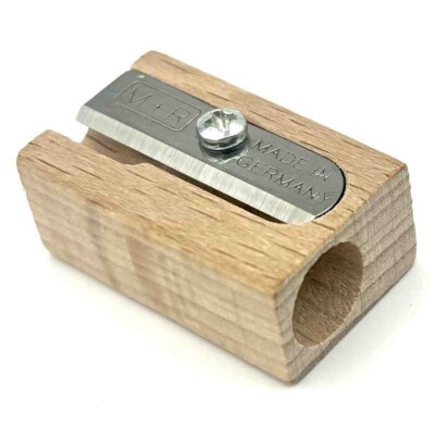 M+R Spitzer aus Buchen-Holz unbehandelt 1-Loch für 8mm Stifte