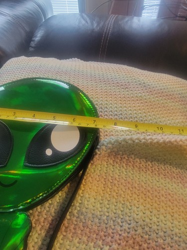NWT 2012 Sleepyville Critters Shiney Green Alien Purse Handbag UFO Martian - Picture 6 of 7