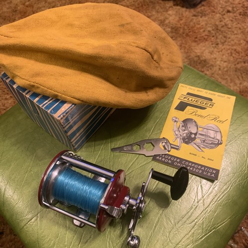 New Vintage Fishing Reel Pflueger Bond No. 2000 With Box, Instructions & Wrench - 第 1/12 張圖片