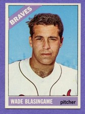 1966 Topps Wade Blasingame #355 Braves High Grade EX-MT.