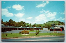 Vintage Postcard VA Buena Vista Barns Motel Roadside Street View -4864