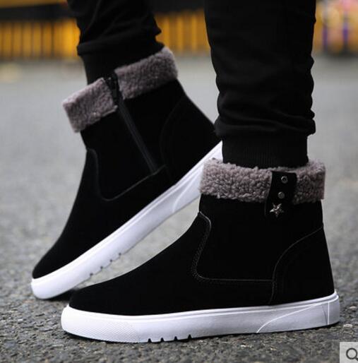 Mens High Top Round Toe Padded Cotton Rivet Warm Fashion Style Boots Hot B146 Mens High Top Round Toe Padded Cotton Rivet Warm Fashion Style Boots Hot B146