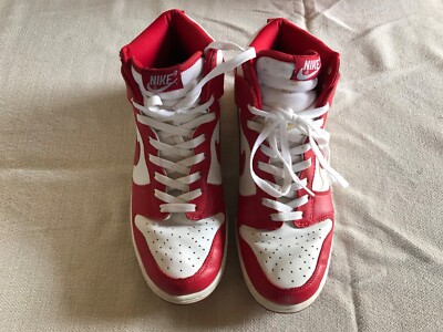 NIKE DUNK HIGH VARSITY RED / VARSITY WHITE 304717 661 SIZE 9.5