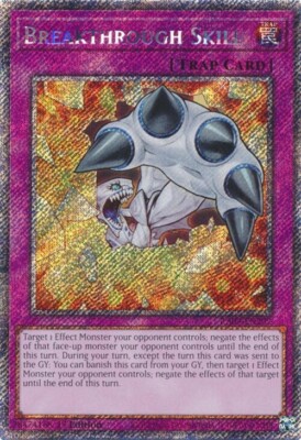 Breakthrough Skill (RA04-EN202) - Platinum Secret Rare - 1st Edition