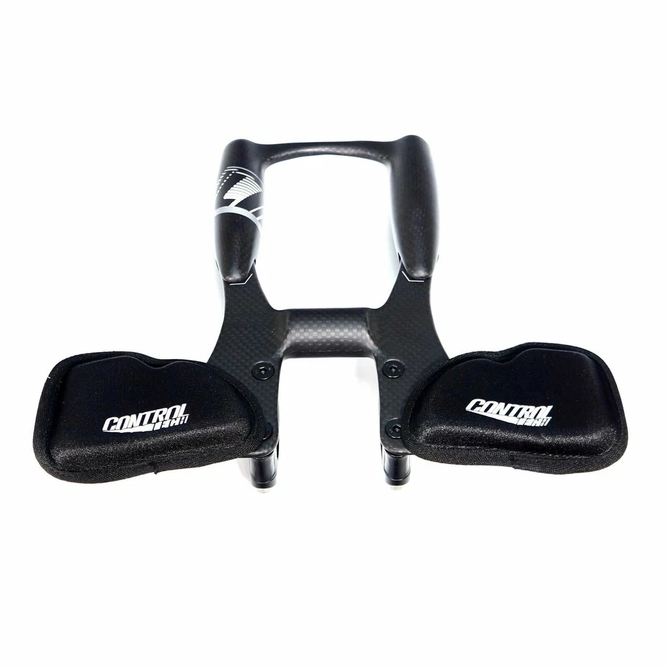 Controltech Triathlon Aero Cockpit Carbon 31.8mm Bicycle TT Arm Rest Handlebar - Image 2 of 4
