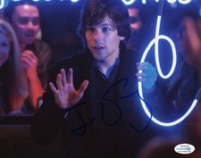 Jesse Eisenberg Now You See Me Autographed Signed 8x10 Photo ACOA 2020-7