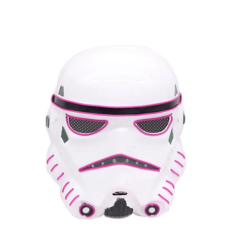 LED Mask Star Wars Stormtrooper Cosplay Halloween Wearable Helmet Headwear Props - Image 2 of 4