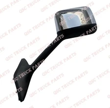 QSC Chrome Hood Mirror Left Driver Side for International LT 625 Trucks