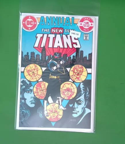 NEW TEEN TITANS ANNUAL #2 VOL. 1 HIGH GRADE 1ST APP DC ANNUAL BOOK V45-74