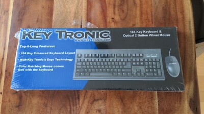KeyTronic Tag-A-Long Keyboard Tastatur & Maus | US Layout | NEU