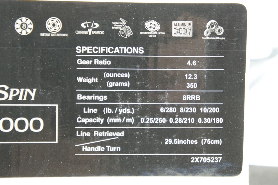 Nuevo carrete DynaSpin Tica USA serie SH3000 4,36 relación de transmisión carrete adicional envío GRATIS Foto 4 de 4