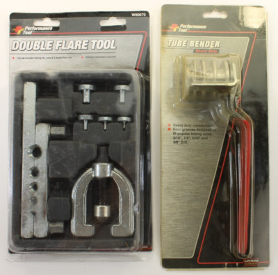 Performance Tool Lot W80670 Double Flare Tool & W86013 Tube Bender Brake Line
