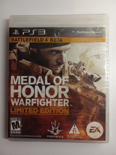 Medal of Honor: Warfighter - Limited Edition(Sony Playstation 3, PS3 2012)Sealed