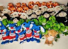 Ferrero Kinder Plüschtier Sammlung Konvolut Kuscheltier Dino Hase Dreihorn Schaf