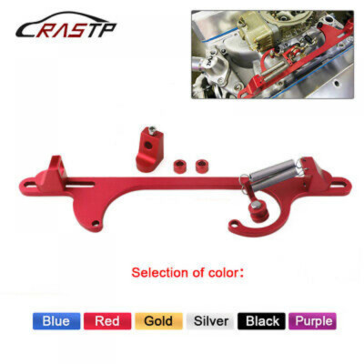 Red Throttle Cable Bracket For SBC 307/350 – Fits Holley 4150/4160 Carburetors