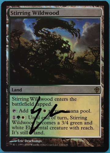 Magic: The Gathering - Stirring Wildwood (Bosco Selvaggio In Agitazione) - Rara [Worldwake] - 4