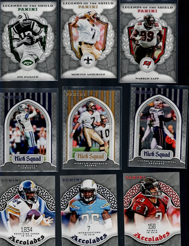 2017 PANINI  FOOTBALL COMPLETE YOUR SET INSERTS BUY MORE GET MORE - Image 2 of 4