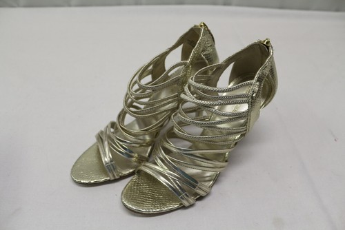 Enzo Angiolini Mochacita Damen Gold Riemchen Heels 9M NEU - Bild 2 von 9