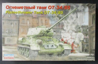 Eastern Express 1/72nd Scale Flamethrower OT-34/85 Tank Kit No. 72057 - 2 Kits