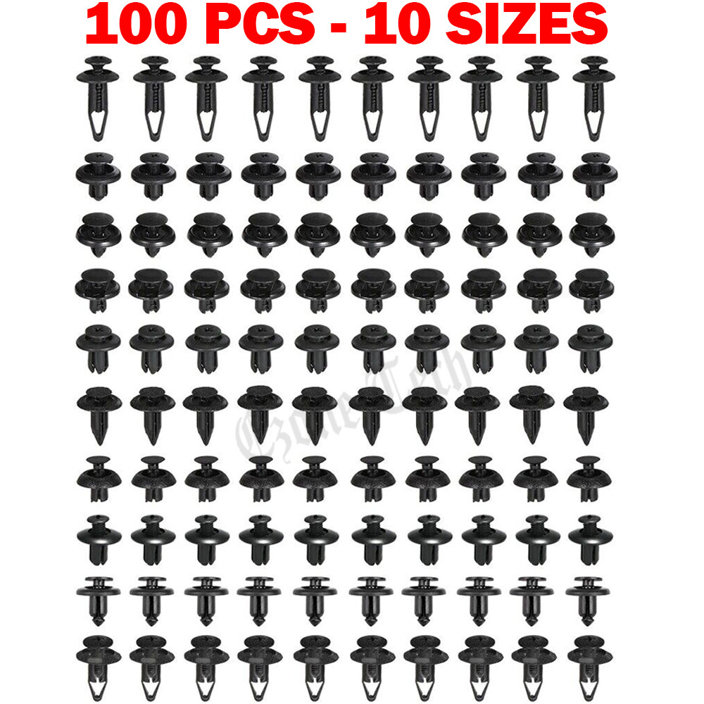 Trim Clips Automotive 100-Piece Trim Panel Clips – 7mm, 8mm, 9mm Push Pins For Lexus Bumper & Fender Lexus Trim Clips - Foto 11