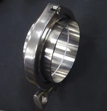 STAINLESS TRI CLAMP ASSY 4" O.D. SANITARY TUBE WELD FERRULE 102mm TC-ASY-400