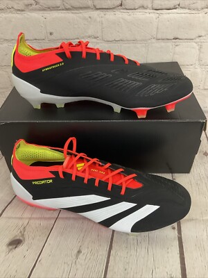 Adidas IG1802 Predator Elite FG Unisex Soccer Cleat Black White