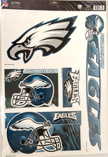 Philadelphia Eagles - Multi Use Decal - 11" x 17" Sheet, New Sheet of 5 Decals 