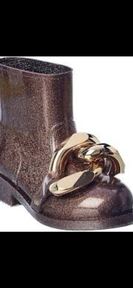 【JW Anderson】チェーン glitterアンクルブーツ Chain glitter ankle boots in silver - JW Anderson | Mytheresa