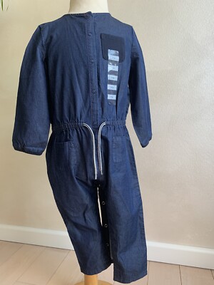 Petit Bateau  Jeans Denim Jumpsuit 92 94 3 Jahre NEU 