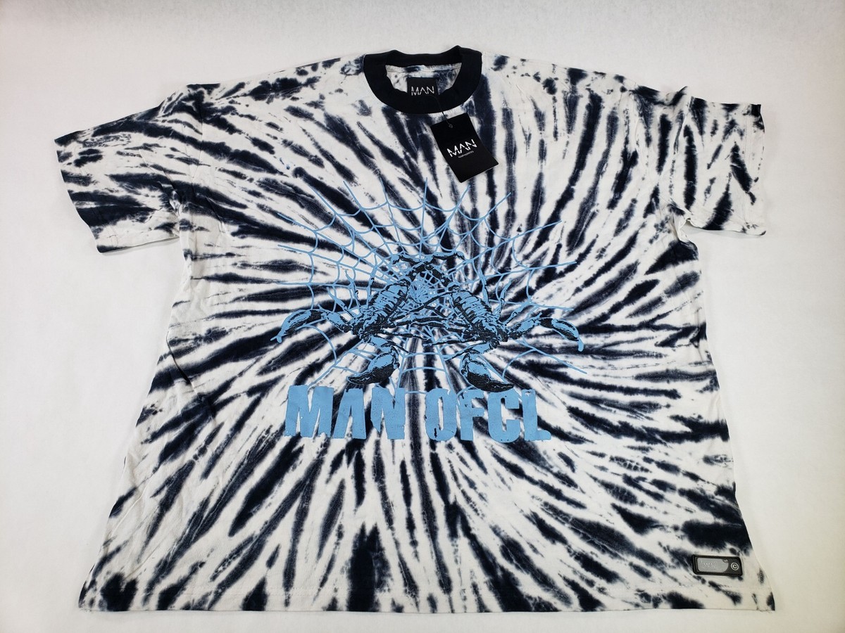 tie dye oversized t shirt men