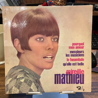 MIREILLE MATHIEU 7''  EP  Qu'Elle Est Belle 1966 Barclay   70.996 EX/EX