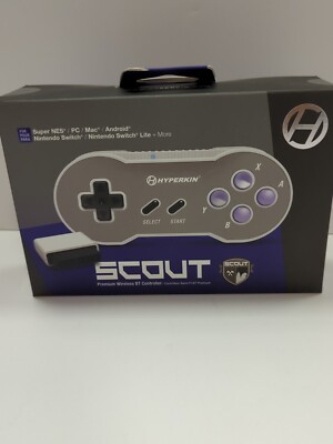 Scout Premium BT Controller for SNES/PC/Mac