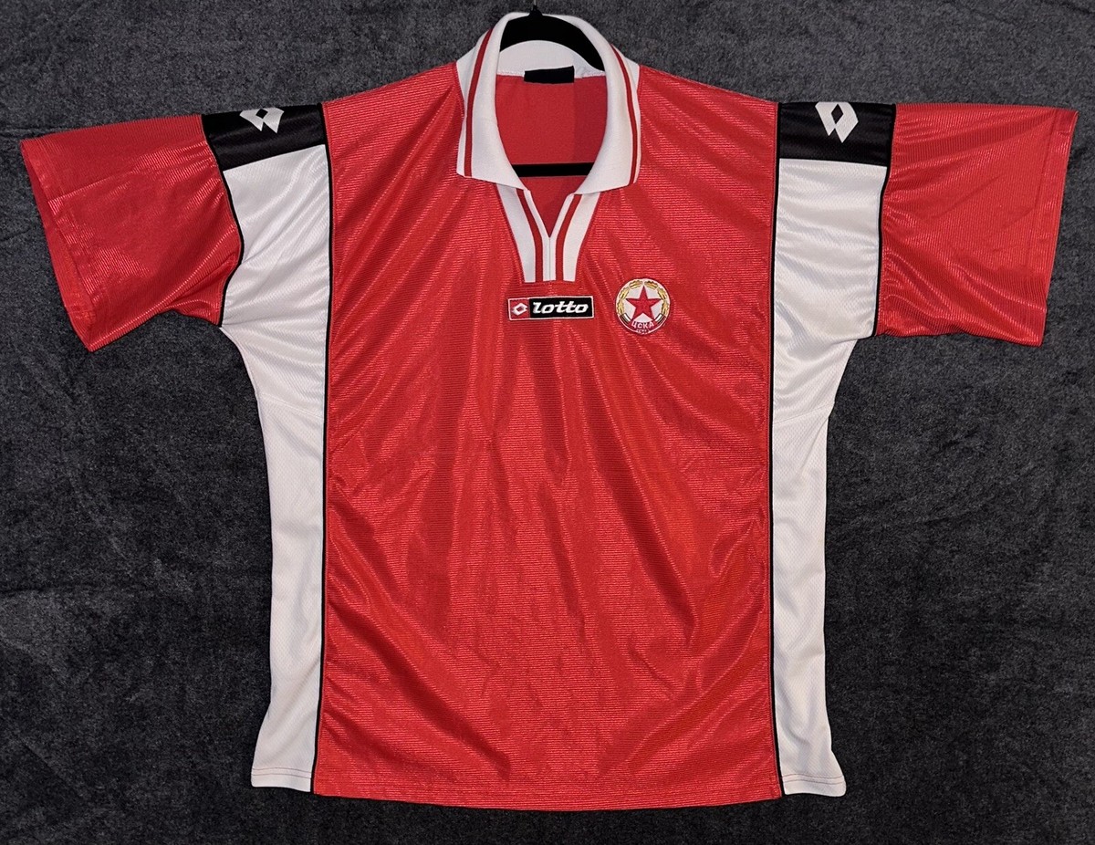 Vintage CSKA SOFIA Home Unsponsored Jersey Ultra Rare Shirt XXL