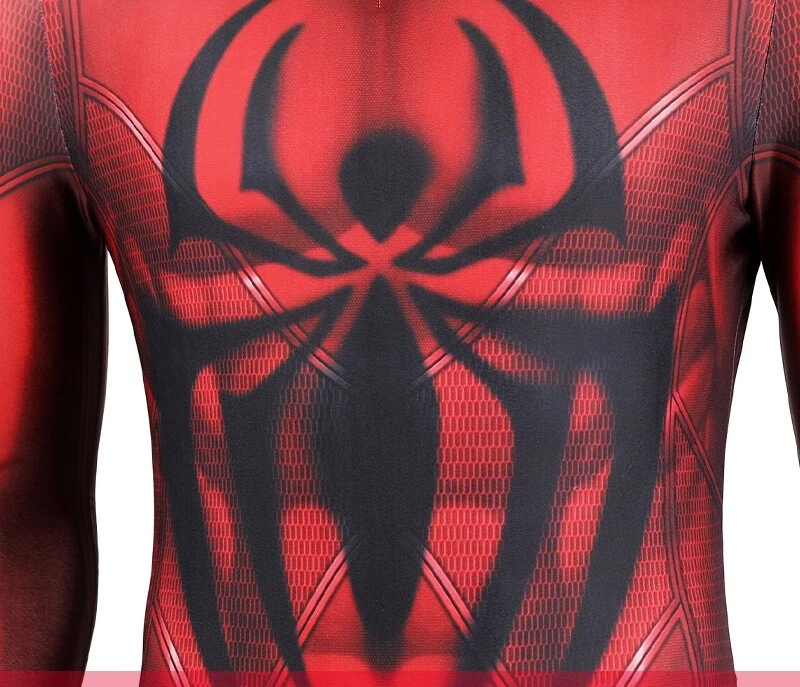 Disfraz de Araña Escarlata Spider-Man Juegos con disfraces Mono Halloween Adulto Foto 3 de 4