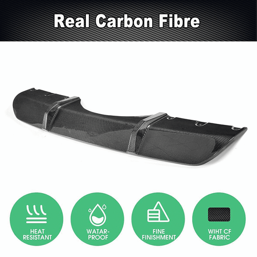 Diffusore carbonio diffusore posteriore spoiler per BMW X5 F15 M pacchetto paraurti 2014-18 - Foto 6 di 11