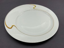 ROSENTHAL PORZELLAN TELLER ASIMMETRIA GOLDBOGEN NEUWERTIG DURCHMESSER 26,5cm