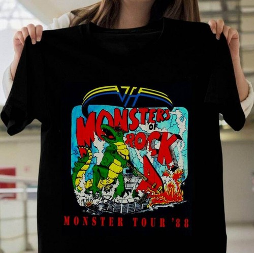 T-Shirt Vintage Monsters Rock Band 