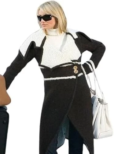 Cameron Diaz Street Fashion Overcoat Wool Trench Coat In The Holiday, Recreation - Image 3 of 4