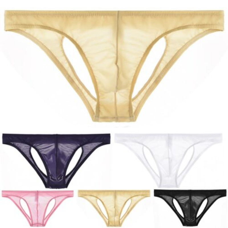 Shorts Briefs Underpants Underwear Knickers Backless Thong Lingerie Men's-image
