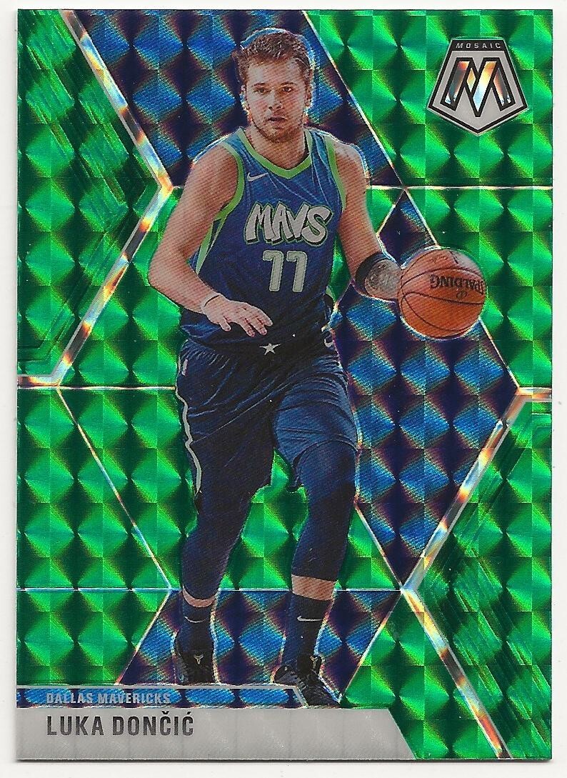2019-20 Panini Mosaic Green Luka Doncic #44