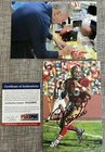 Joe Montana SF 49ers Signed 4x6 GLAC Goal Line Art Card HOF 2000 PSA ITP