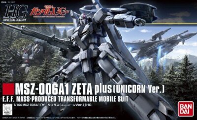 Bandai HGUC(182) 1/144 HG Zeta Plus MSZ-006A1 Gundam UC Mobile