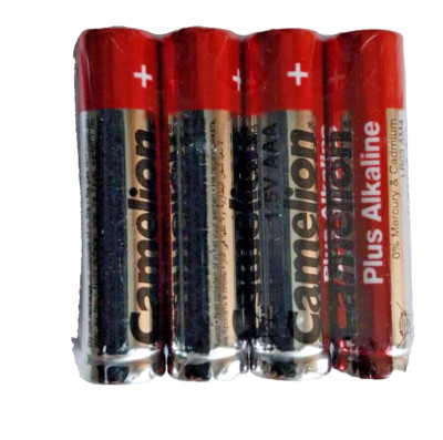 Camelion AAA Micro Plus Alkaline LR03 Batterien - 4er in Folie 1250mAh bis 0,8V
