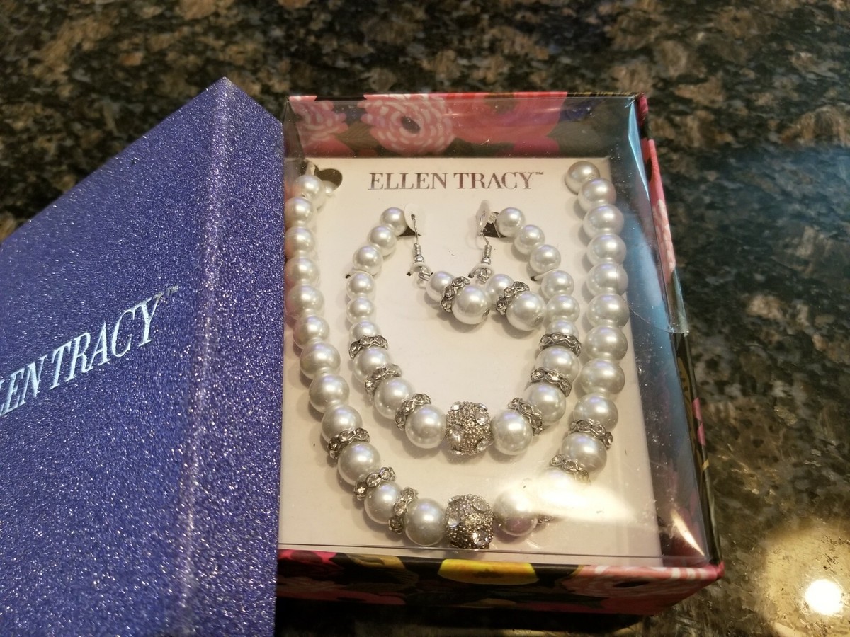 ELLEN TRACY NECKLACE BRACELET AND EARRINGS #50