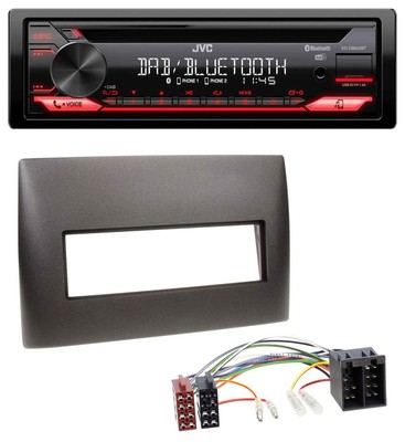 JVC CD DAB USB Bluetooth MP3 Car Stereo for Fiat Stilo (192, 2001-2008)