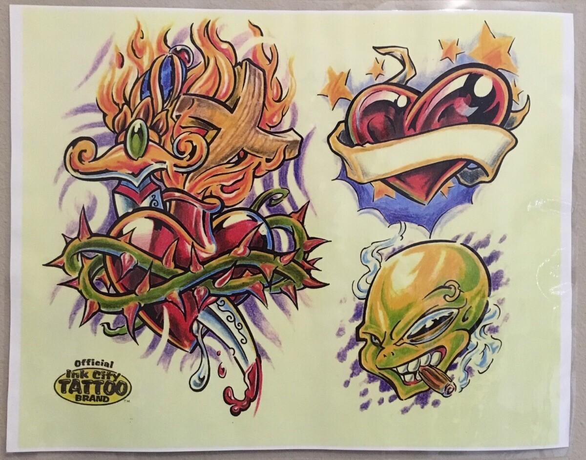 BLANKEY JET CTIY TATTOOシール Blankey Jet City Tattoo Stickers